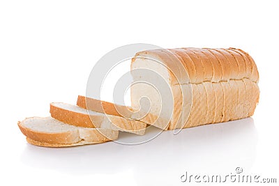 Sliced loaf of bread Stock Photo