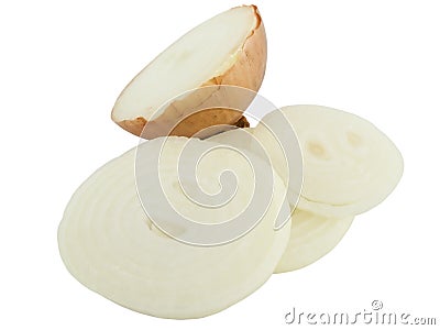 Sliced onion Stock Photo