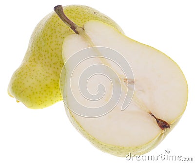 Sliced Pear Stock Photo