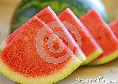 Sliced Watermelon Stock Photo