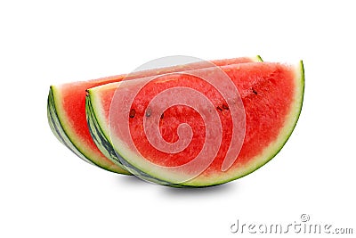 Sliced watermelon Stock Photo