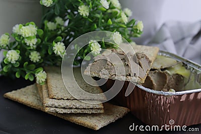 Breakfast , Appetizer on White Background Stock Photo