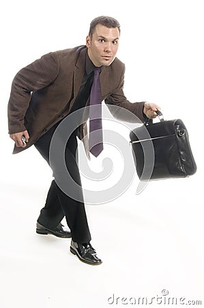 Slick businessman Stock Photo