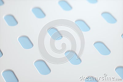 Slide switch and touch button, science and technology, 3d rendering Stock Photo