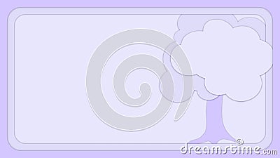 Purple presentation background or Web background. Minimalism. Paper cut style. Stock Photo