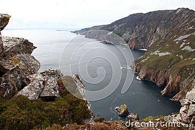 Slieve league cliffs. Stock Photo