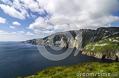 Slieve League, Cliffs of Bunglass, Ireland Stock Photo