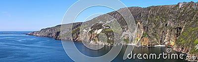 Slieve League cliffs panorama Stock Photo