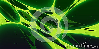 Slime background, green toxic stretches of ooze Vector Illustration