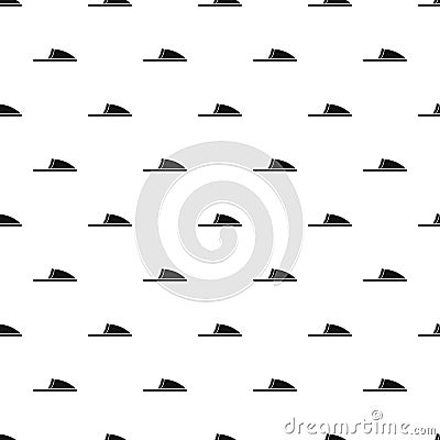 Slipper pattern, simple style Vector Illustration