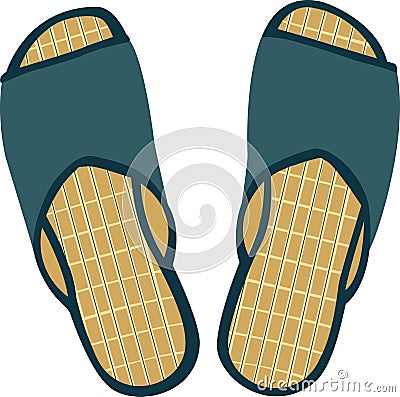 Slippers Vector Illustration