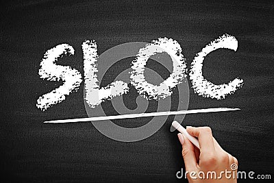 SLOC Standby Letter Of Credit - legal document that guarantees a bank`s commitment of payment to a seller, acronym text concept on Stock Photo