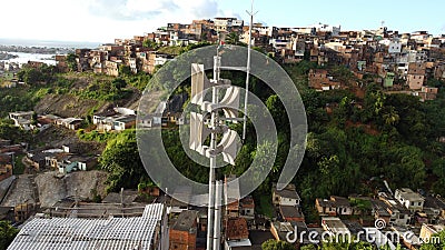 Slope evacuation siren Editorial Stock Photo