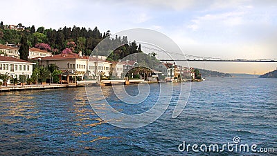 The slopes of the Bosphorus Stock Photo