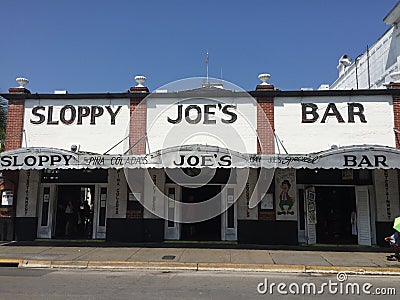 Sloppy joes bar Editorial Stock Photo