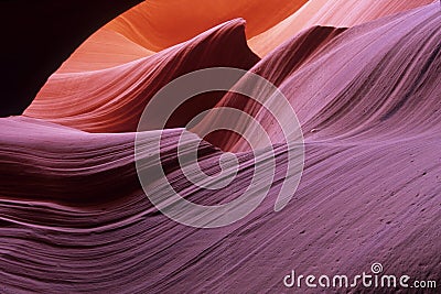 Slot Canyon #1, Lower Antelope Canyon, Arizona Stock Photo