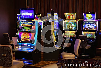Slot Machines Editorial Stock Photo