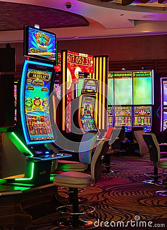 Slot Machines Editorial Stock Photo