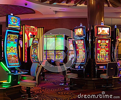 Slot Machines Editorial Stock Photo