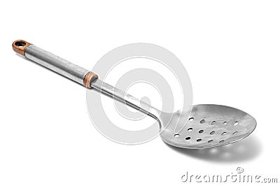Slotted spoon Stock Photo