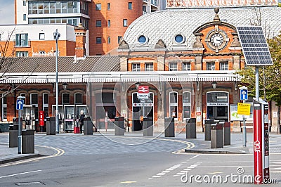 SLOUGH, ENGLAND- 11 September 2022: Slough National Rail train station Editorial Stock Photo