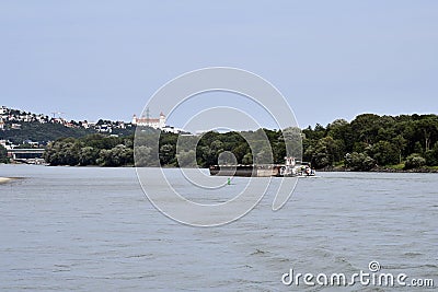 Slovakia, Bratislava, Freight Editorial Stock Photo