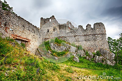 Slovakia castle Tematin Stock Photo