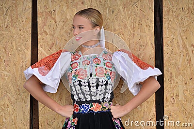 Slovakian girl Stock Photo