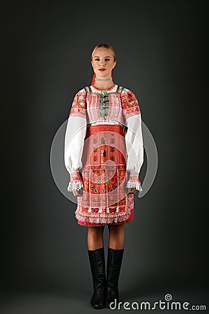 Slovakian girl Stock Photo