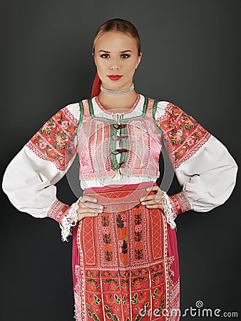 Slovakian girl Stock Photo