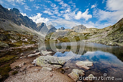 Slovakian Velka Studena Dolina Tatra Stock Photo