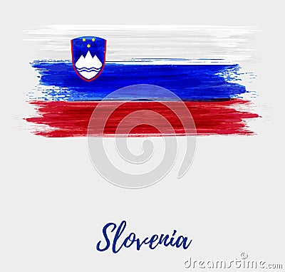 Slovenia Independence and Unity day holiday background. Vector Illustration