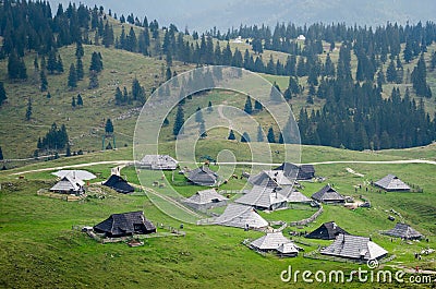 Slovenia, Velika Planina Stock Photo