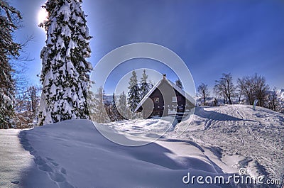 Slovenia - winter picture Stock Photo