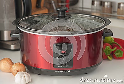 Slow Cooker Stock Photo