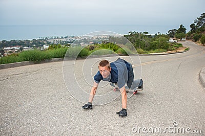 Slowing momentum without brakes. Stock Photo