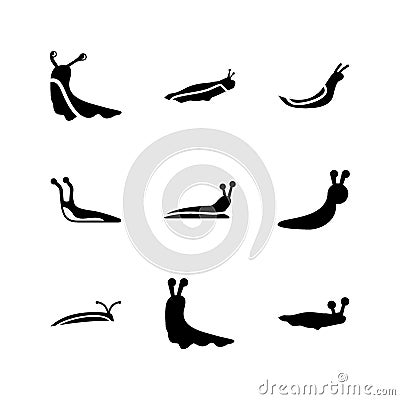 Slug icon or logo isolated sign symbol vector illustration Vector Illustration