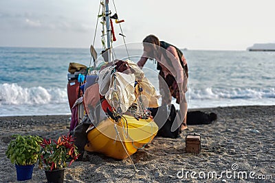 Slurp the Pirate of Tarquinia Viterbo Italy Editorial Stock Photo