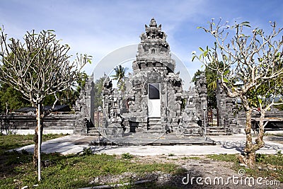 Small abandoned Hindu temple, Nusa Penida-Bali, Indonesia Stock Photo