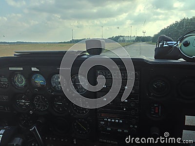 Small airplane Stock Photo