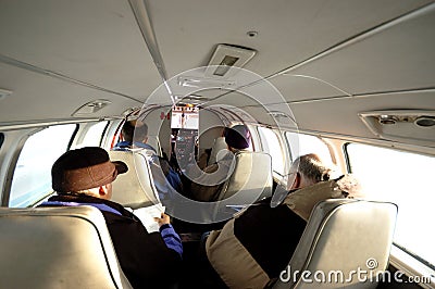 Small Airplane Ride Stock Photo