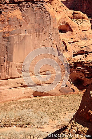 Small Ancient Building Canyon De Chelly Stock Photo