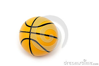 Small Basketball Toy Stock Photo