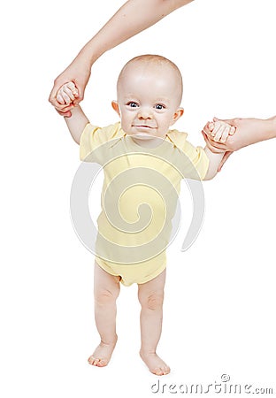 Small beautiful baby boy Stock Photo