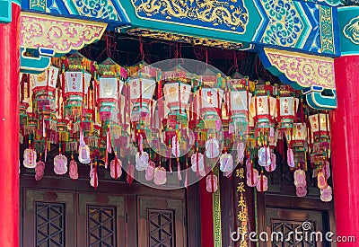 Small bells of prayer Stock Photo