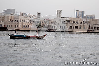 Small boat passenger enjoying river Editorial Stock Photo