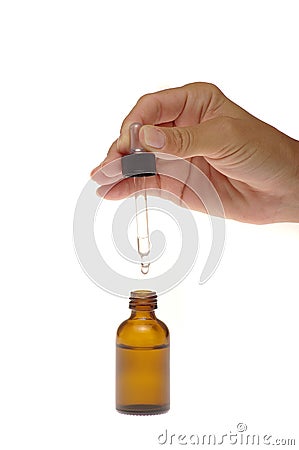 Small bottle Stock Photo