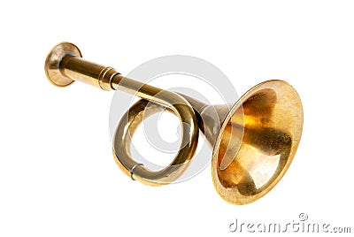 Small bugle Stock Photo