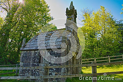 Dupath Holy well chapel Stock Photo
