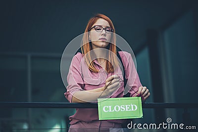 .Small business. Bankruptcy. Stock Photo